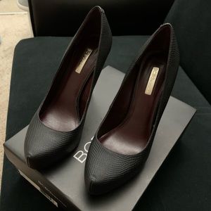 BCBGeneration  Parade pointed toe platform pumps.
